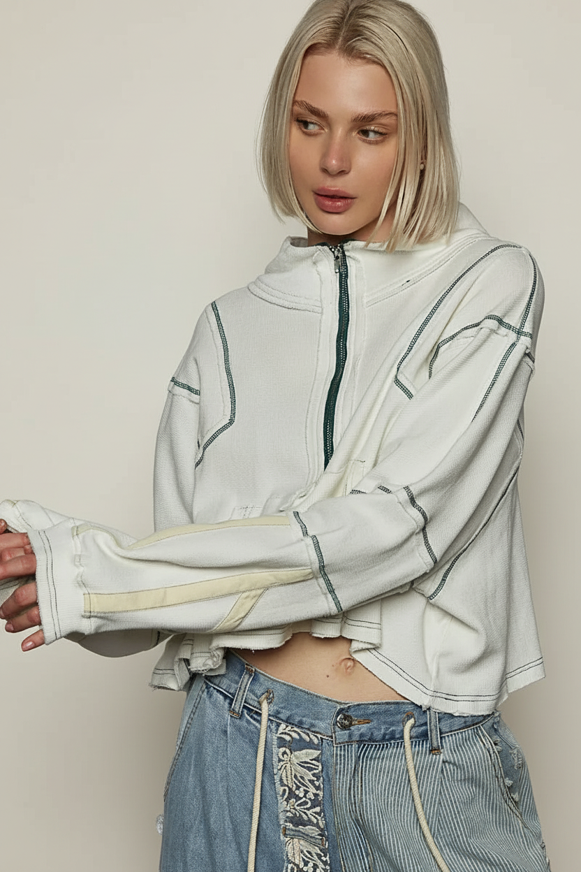 Paula Zip Sweatshirt
