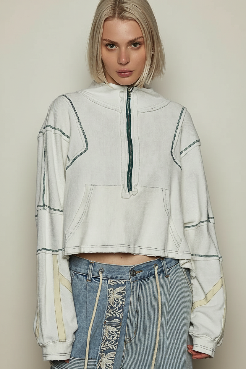 Paula Zip Sweatshirt