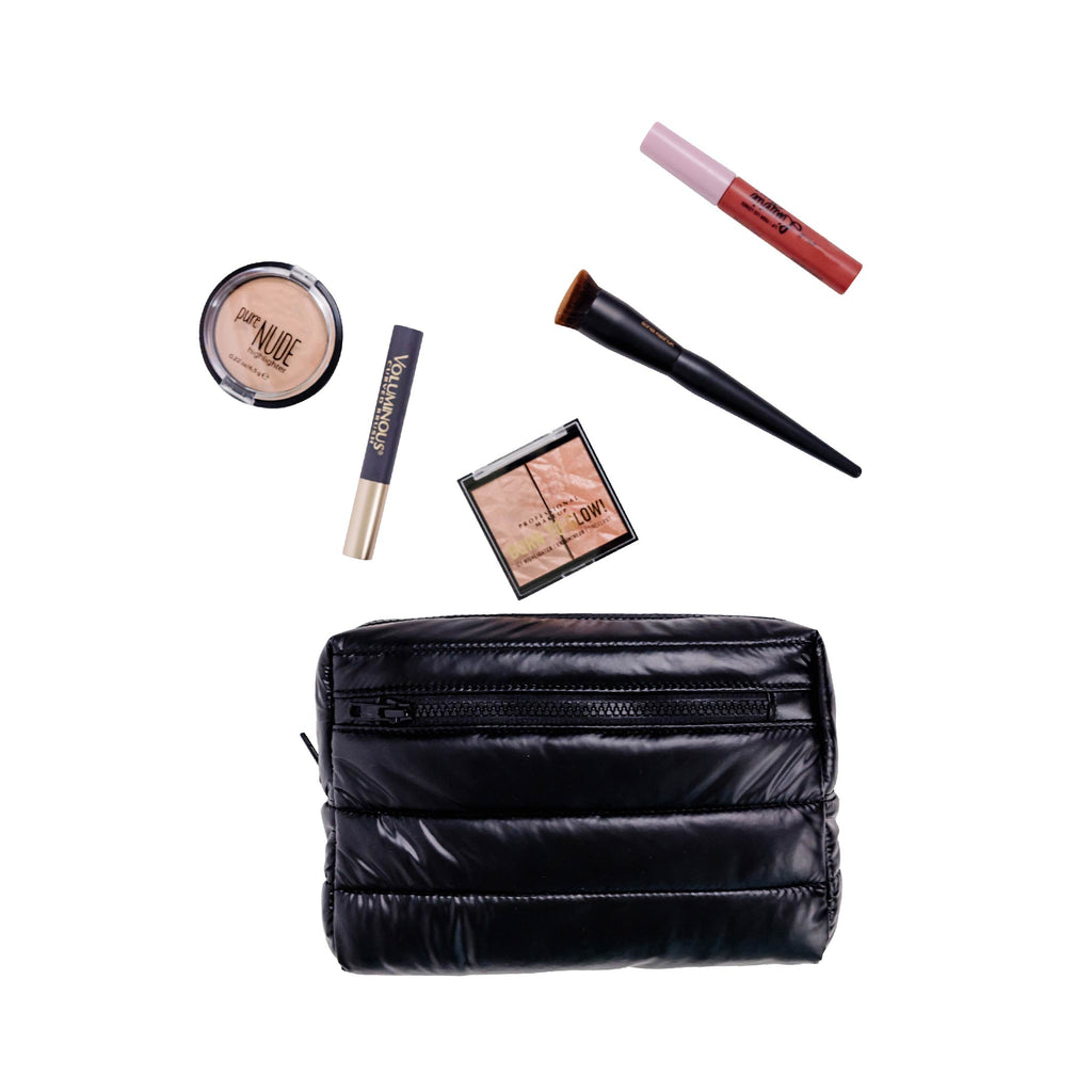Gabriella Small Cosmetic Bag in Black